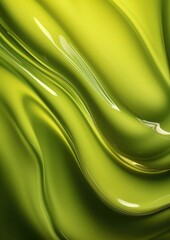 Texture of fresh flowing olive oil of ripe olives, healthy food concept. Generative Ai.
