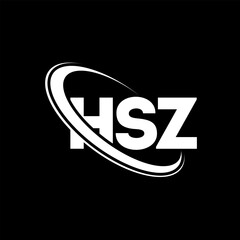 HSZ logo. HSZ letter. HSZ letter logo design. Initials HSZ logo linked with circle and uppercase monogram logo. HSZ typography for technology, business and real estate brand.