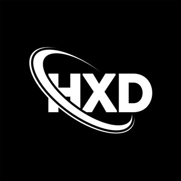 HXD logo. HXD letter. HXD letter logo design. Initials HXD logo linked with circle and uppercase monogram logo. HXD typography for technology, business and real estate brand.