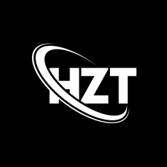 HZT logo. HZT letter. HZT letter logo design. Initials HZT logo linked with circle and uppercase monogram logo. HZT typography for technology, business and real estate brand.