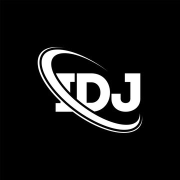 IDJ logo. IDJ letter. IDJ letter logo design. Initials IDJ logo linked with circle and uppercase monogram logo. IDJ typography for technology, business and real estate brand.