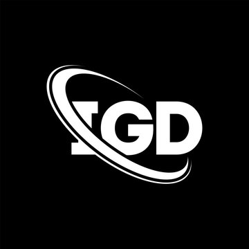 IGD logo. IGD letter. IGD letter logo design. Initials IGD logo linked with circle and uppercase monogram logo. IGD typography for technology, business and real estate brand.