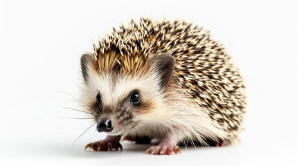 Fototapeta premium A small hedge sitting on top of a white surface. Perfect for adding a touch of nature to any design