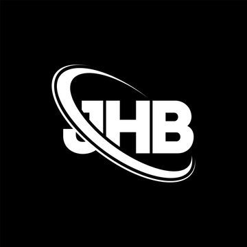 JHB logo. JHB letter. JHB letter logo design. Initials JHB logo linked with circle and uppercase monogram logo. JHB typography for technology, business and real estate brand.