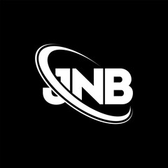 JNB logo. JNB letter. JNB letter logo design. Initials JNB logo linked with circle and uppercase monogram logo. JNB typography for technology, business and real estate brand.