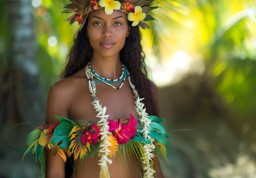 Tahitian woman. 
