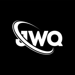JWQ logo. JWQ letter. JWQ letter logo design. Initials JWQ logo linked with circle and uppercase monogram logo. JWQ typography for technology, business and real estate brand.
