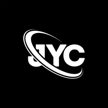 JYC logo. JYC letter. JYC letter logo design. Initials JYC logo linked with circle and uppercase monogram logo. JYC typography for technology, business and real estate brand.