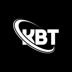 KBT logo. KBT letter. KBT letter logo design. Intitials KBT logo linked with circle and uppercase monogram logo. KBT typography for technology, business and real estate brand.