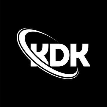 KDK logo. KDK letter. KDK letter logo design. Initials KDK logo linked with circle and uppercase monogram logo. KDK typography for technology, business and real estate brand.