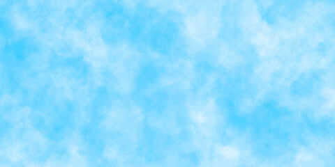  Panorama of blue sky and white cloud nature background. horizon spring morning sky with clouds background. hand painted watercolor shades sky clouds.