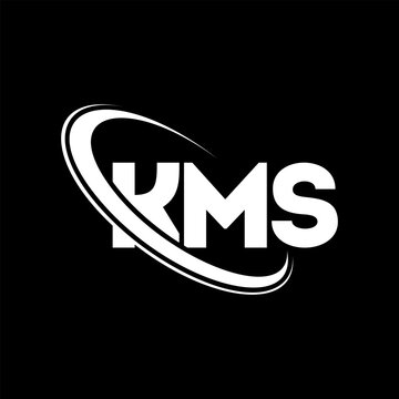 KMS logo. KMS letter. KMS letter logo design. Initials KMS logo linked with circle and uppercase monogram logo. KMS typography for technology, business and real estate brand.