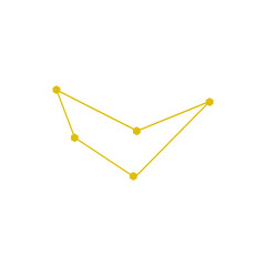 Vector illustration of zodiac sign design