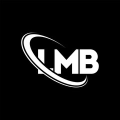 LMB logo. LMB letter. LMB letter logo design. Initials LMB logo linked with circle and uppercase monogram logo. LMB typography for technology, business and real estate brand.