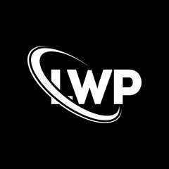 LWP logo. LWP letter. LWP letter logo design. Initials LWP logo linked with circle and uppercase monogram logo. LWP typography for technology, business and real estate brand.