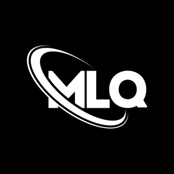 MLQ logo. MLQ letter. MLQ letter logo design. Initials MLQ logo linked with circle and uppercase monogram logo. MLQ typography for technology, business and real estate brand.