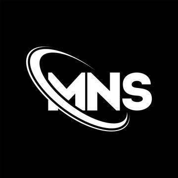 MNS logo. MNS letter. MNS letter logo design. Initials MNS logo linked with circle and uppercase monogram logo. MNS typography for technology, business and real estate brand.