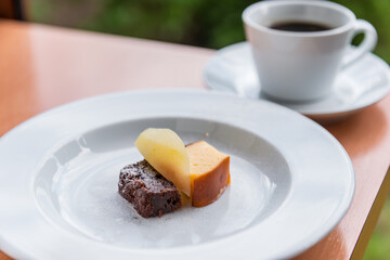 スイーツとコーヒー