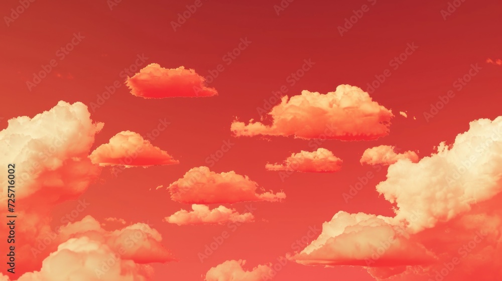 Aufkleber a picture of clouds in the sky. suitable for various uses