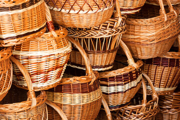 Handmade wicker baskets , Hungary - 725716025