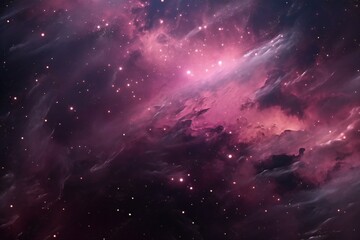 Stars of a planet and galaxy in a free space - obrazy, fototapety, plakaty
