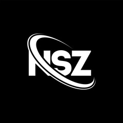 NSZ logo. NSZ letter. NSZ letter logo design. Initials NSZ logo linked with circle and uppercase monogram logo. NSZ typography for technology, business and real estate brand.