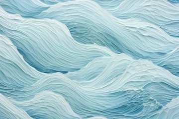 Küchenrückwand glas motiv Abstract background of blue sea waves © Velvet