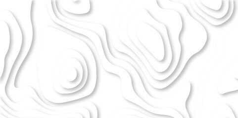 Gray and white wave Seamless abstract white papercut background 3d realistic design use for ads banner and advertising print design vector. 3d topography relief. Vector topographic illustration.
