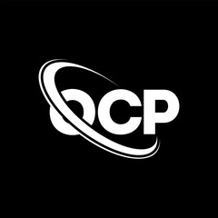 OCP logo. OCP letter. OCP letter logo design. Intitials OCP logo linked with circle and uppercase monogram logo. OCP typography for technology, business and real estate brand.