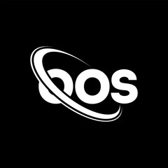 OOS logo. OOS letter. OOS letter logo design. Initials OOS logo linked with circle and uppercase monogram logo. OOS typography for technology, business and real estate brand.
