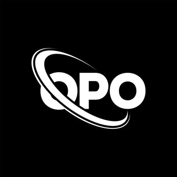 OPO logo. OPO letter. OPO letter logo design. Initials OPO logo linked with circle and uppercase monogram logo. OPO typography for technology, business and real estate brand.
