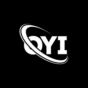OYI logo. OYI letter. OYI letter logo design. Initials OYI logo linked with circle and uppercase monogram logo. OYI typography for technology, business and real estate brand.