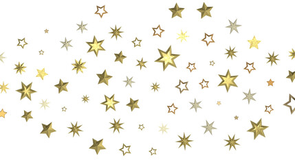 Obraz na płótnie Canvas XMAS Stars - stars. Confetti celebration, Falling golden abstract decoration for party, birthday celebrate,