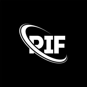 PIF logo. PIF letter. PIF letter logo design. Initials PIF logo linked with circle and uppercase monogram logo. PIF typography for technology, business and real estate brand.