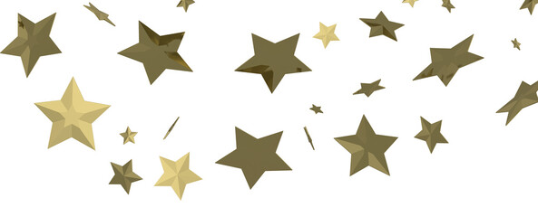 Golden Dreamscapes: Step Into a 3D Rainfall of Gleaming Stars