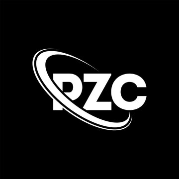PZC logo. PZC letter. PZC letter logo design. Initials PZC logo linked with circle and uppercase monogram logo. PZC typography for technology, business and real estate brand.
