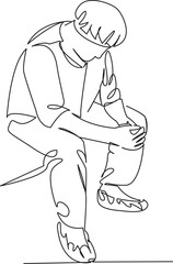 doctor resting after surgery