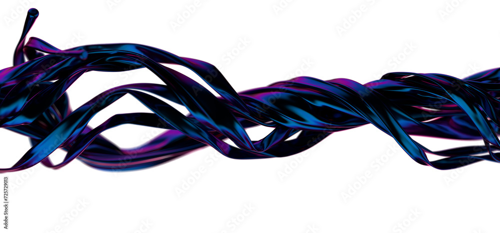 Poster Seamless Flow: Abstract 3D Blue Seamless Flow: Abstract 3D Blue Wave Illustration for Smooth and Continuous VisualsWave Illustration for Smooth and Continuous Visuals