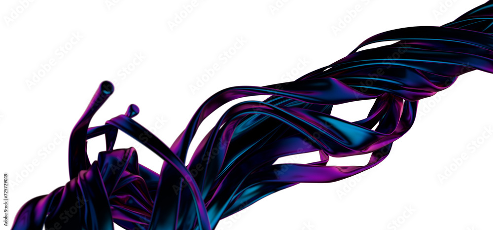 Poster Dynamic Aquatic Motion: AbstracDynamic Aquatic Motion: Abstract 3D Blue Wave Illustration for Dynamic Visualst 3D Blue Wave Illustration for Dynamic Visuals