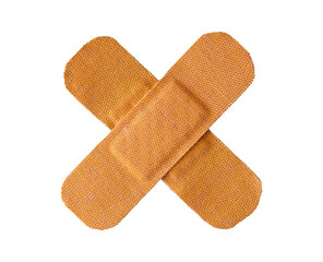 cross wound dressing. bandage isolated element