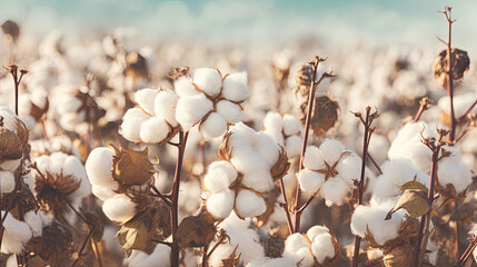 Cotton Field Plantation background
