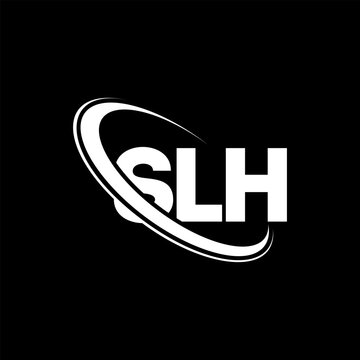 SLH logo. SLH letter. SLH letter logo design. Initials SLH logo linked with circle and uppercase monogram logo. SLH typography for technology, business and real estate brand.