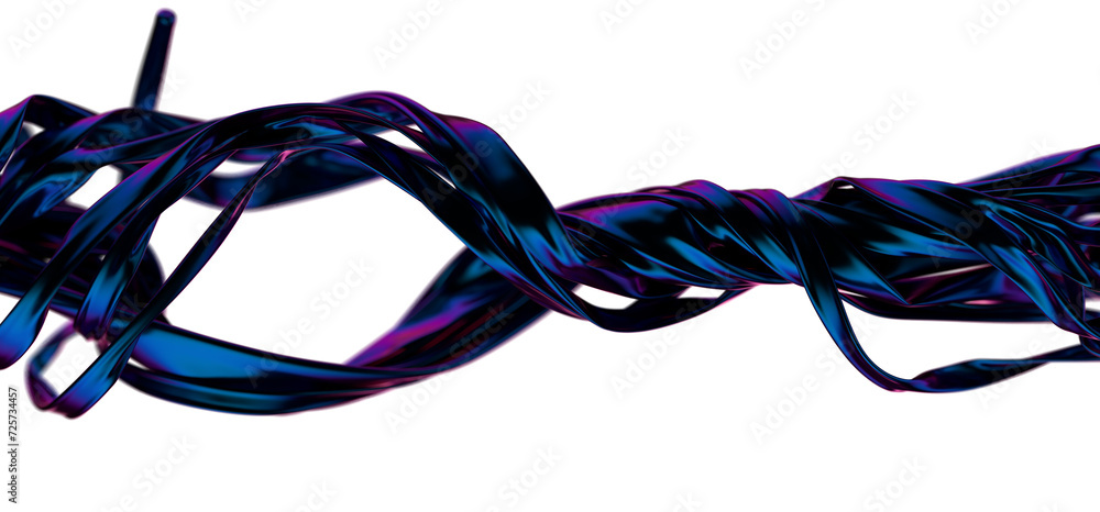 Poster Seamless Flow: Abstract 3D Blue Seamless Flow: Abstract 3D Blue Wave Illustration for Smooth and Continuous VisualsWave Illustration for Smooth and Continuous Visuals