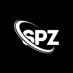 SPZ logo. SPZ letter. SPZ letter logo design. Initials SPZ logo linked with circle and uppercase monogram logo. SPZ typography for technology, business and real estate brand.