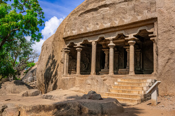 Mahishamardini Rock Cut Mandapa built by Pallavas-Narasimhavarman, Mahendravarman & rajasimha. This...