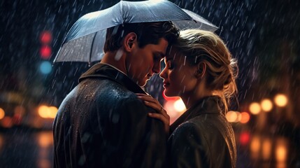 couple in the Rain