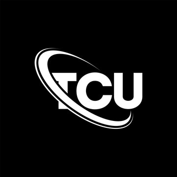 TCU logo. TCU letter. TCU letter logo design. Initials TCU logo linked with circle and uppercase monogram logo. TCU typography for technology, business and real estate brand.