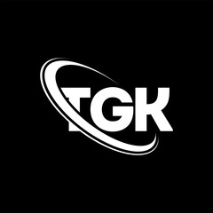 TGK logo. TGK letter. TGK letter logo design. Initials TGK logo linked with circle and uppercase monogram logo. TGK typography for technology, business and real estate brand.
