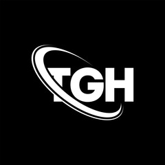TGH logo. TGH letter. TGH letter logo design. Initials TGH logo linked with circle and uppercase monogram logo. TGH typography for technology, business and real estate brand.