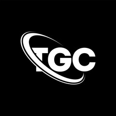 TGC logo. TGC letter. TGC letter logo design. Initials TGC logo linked with circle and uppercase monogram logo. TGC typography for technology, business and real estate brand.